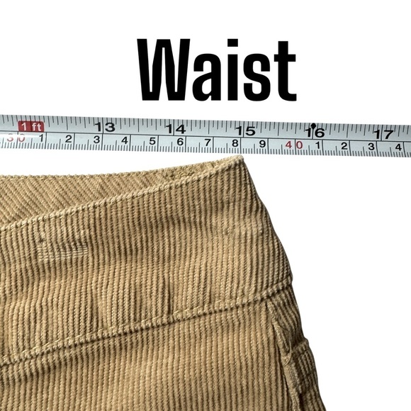 NWT St John’s Bay Corduroy Secretly Slender Boot Cut jeans pants tan women’s 8 - Picture 9 of 14